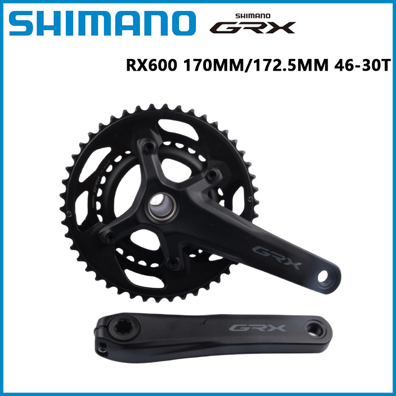 SHIMANO GRX Road Bike Crankset FC RX600 160MM 170MM 172.5MM 46-30T 2x11 Speed Road Bike Bicycle