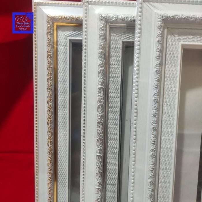 Frame bingkai figura 3D mahar scrapbook 12r 30x40 linen