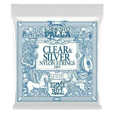 Ernie Ball 2403 Clear & Silver Nylon Strings Ernesto Palla