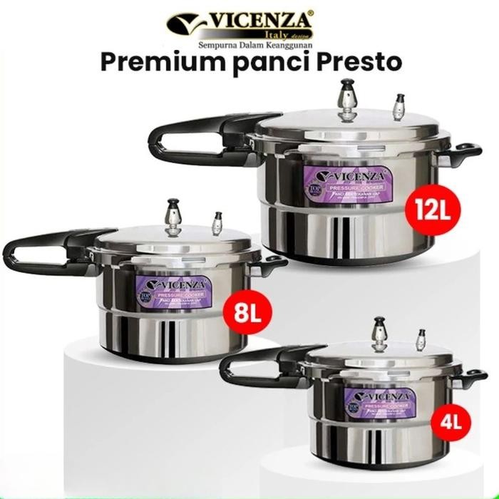 PRESTO PREMIUM VICENZA V-328 PRESTO KAPASITAS 12 LITER (28 CM) ORIGINAL VICENZA