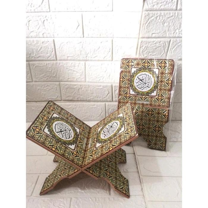 TERMURAH REQAL BATIK / MEJA LIPAT AL-QUR'AN READY STOCK