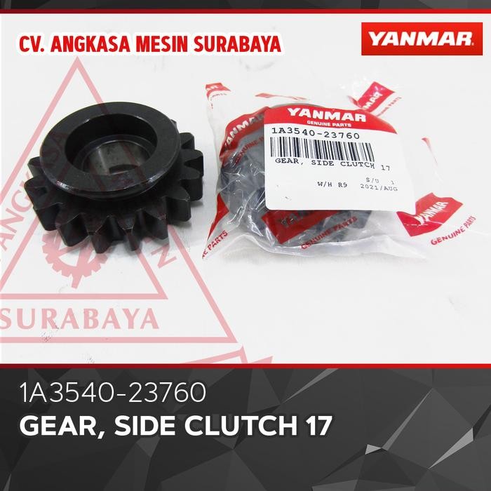 :=:=:=:=] Gigi Belok / Gear Side Clutch 17T Traktor Yanmar Bromo