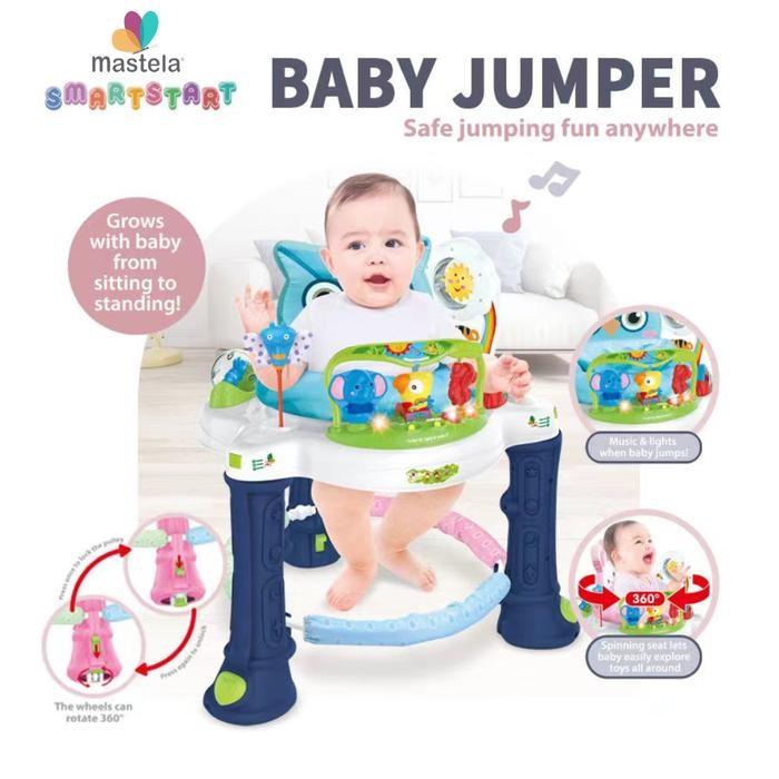 MASTELA Baby Walker Jumper Around We Go, Kursi Belajar Jalan baby walker bayi
