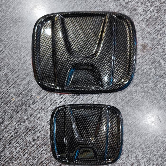 Emblem Honda Carbon Jazz Gk5 Facelift 2019_2022 Depan Belakang