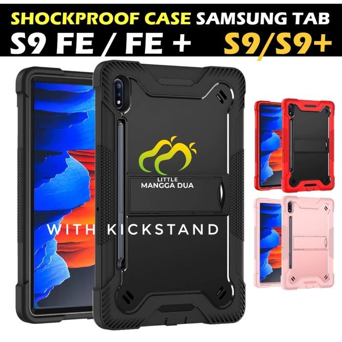 Case Samsung Galaxy Tab S9 FE Plus S9fe Fe+ Armor Cover Casing Hybrid