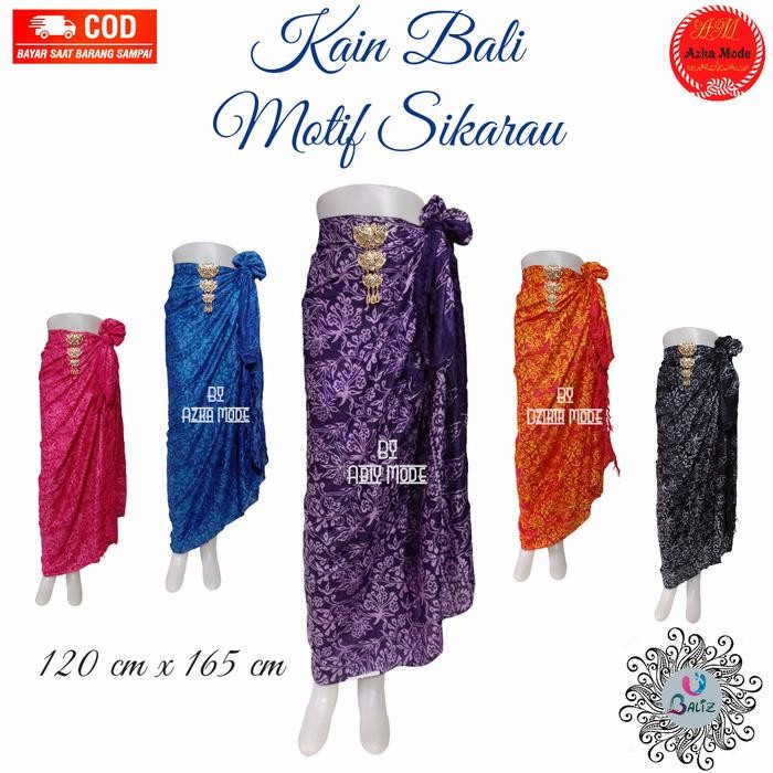 Kain Bali Pantai/Kain Bali Motif Bunga Sikarau/Kain Bali Halus & Adem