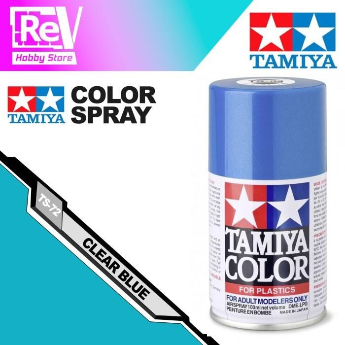 TAMIYA SPRAY CLEAR BLUE TS-72