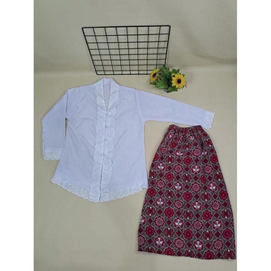 SIAPKIRIM Baju Kebaya Anak SD- Baju Kebaya Sekolah Anak SD Fashion READY STOCK