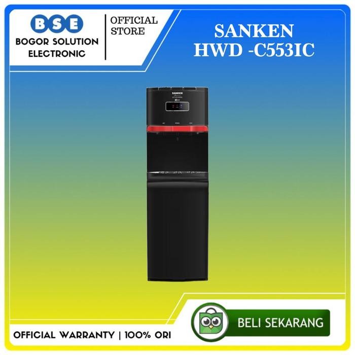 DJJ Sanken HWD C553IC Dispenser Air Galon Bawah HWD C553 Sanken HWD C553 IC SANKEN Dispenser Galon