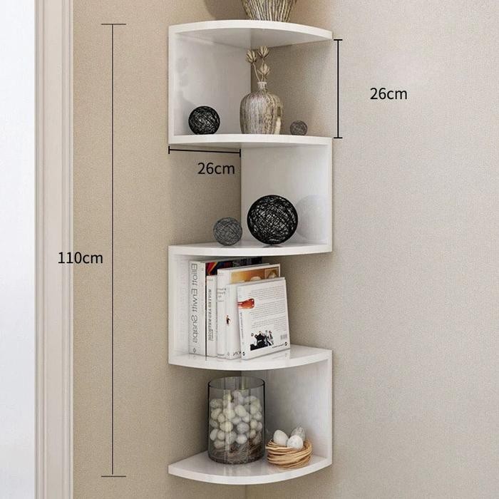 Rak Dinding Sudut Rak ruang tamu rak buku dinding sudut Rak Sudut dinding tempel ruang tamu