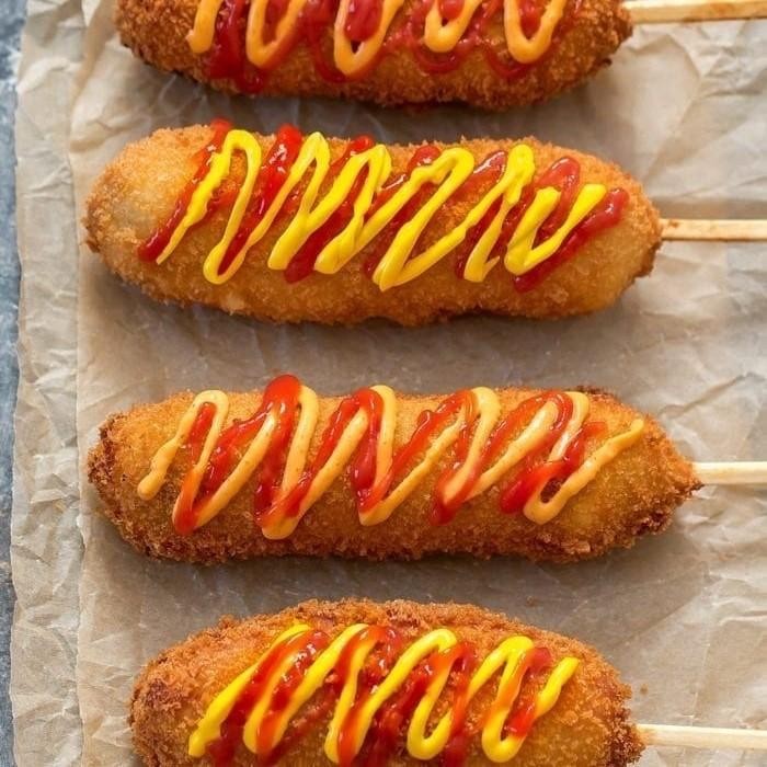 instanChatsaja- Premix Corn Dog 500 Gram Tepung Instant Untuk Corndog Khas Korea