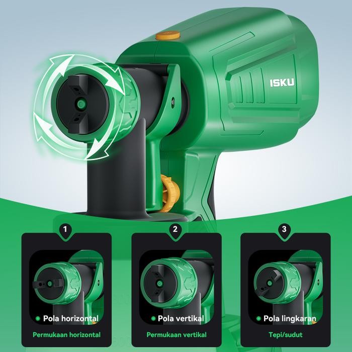 Ready Electric Spray Spray Gun Cat 21V 800Ml Pistol Semprot Cat Baterai Lithium Alat Semprot Baterai