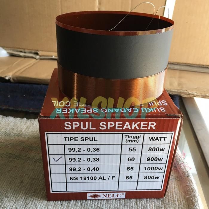 Voice Coil Spool Speaker 18 Inchi Fabulous Excellent 99.2 Impor 0.38