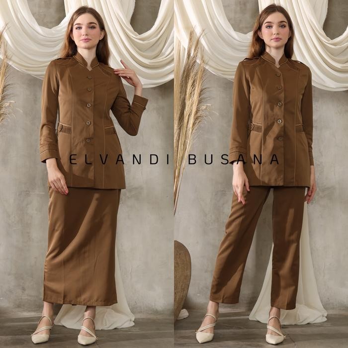 ASLI Setelan jas wanita / Seragam kerja blazer wanita / Seragam guru / Setelan baju guru wanita -