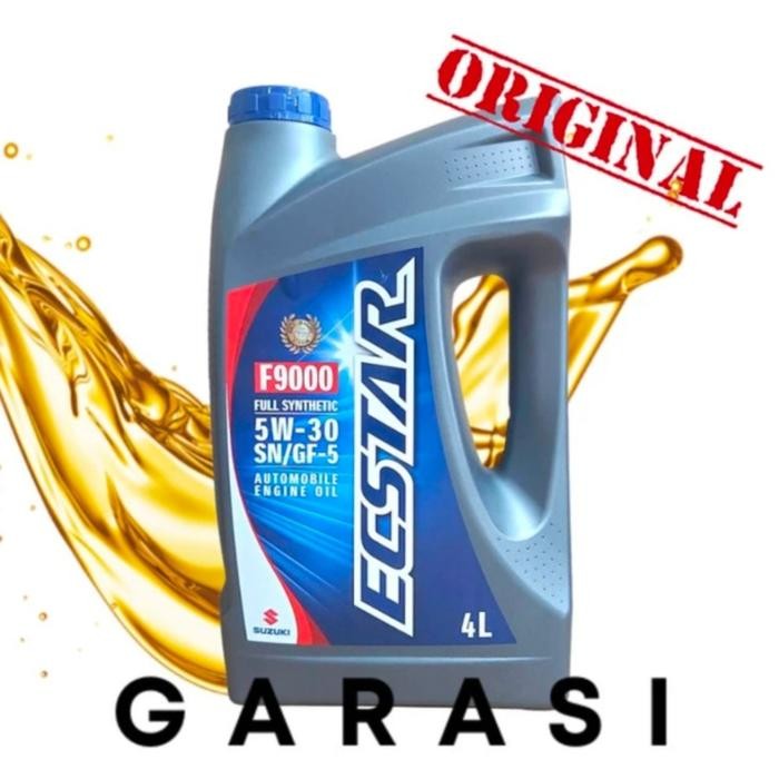 OLI MESIN SUZUKI SGO ECSTAR F9000 5W-30 KEMASAN 4 L