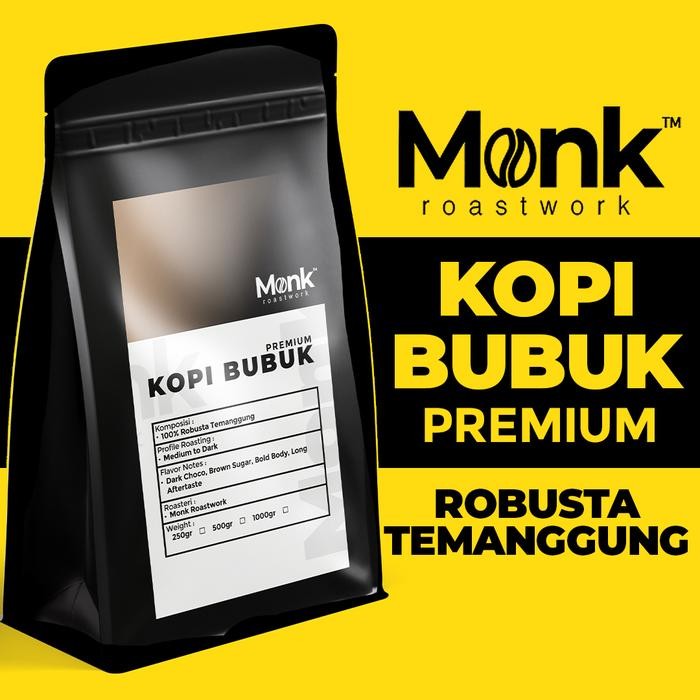 PROMO  Kopi Bubuk Robusta Temanggung 100% Asli - Bubuk Kopi Asli Robusta - Kopi Robusta Temanggung