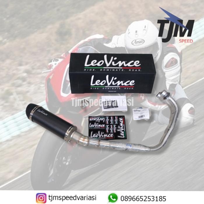 ORIGINAL Knalpot Leovince Fullsystem GP Corsa Evo Long R25 Underbelly READY STOCK