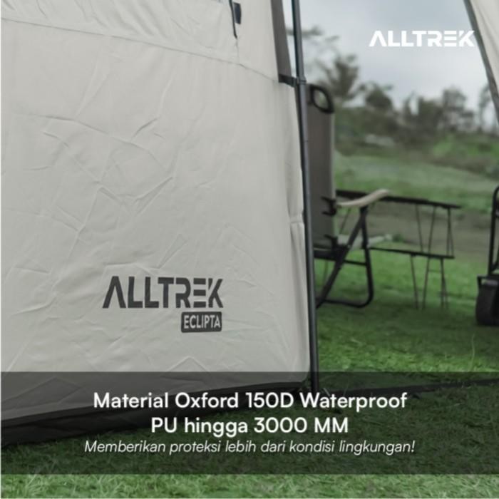 ALLTREK Tenda Camping ECLIPTA Tunnel 4P Double Layer Waterproof Tent