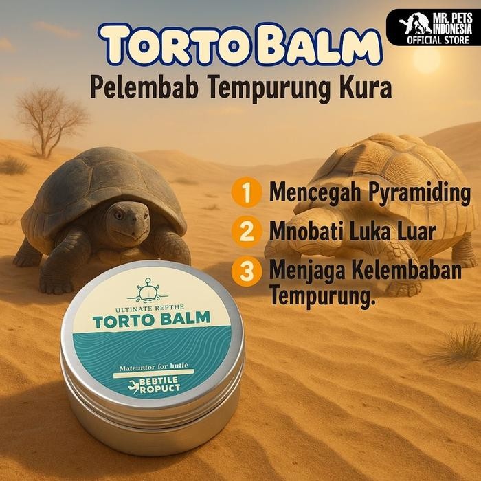 Terlaris MR TORTO - TORTO BALM TORTO WAX TORTO SHINE ISI 50 GR // PELEMBAB TEMPURUNG KURA KURA SALE