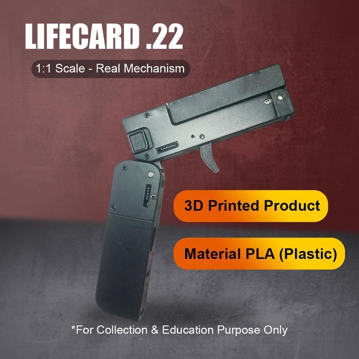 3D PRINTED LIFECARD .22