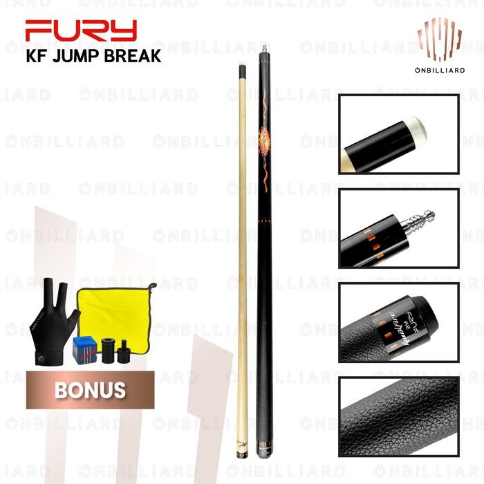 Stick Fury KF Jump Break Cue Fury KF-JB Jumpbreak Billiard Billyar