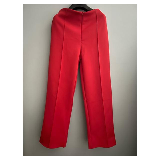 Celana Kulot Panjang Scuba Premium, Merah Cabe (I075) Best Seller