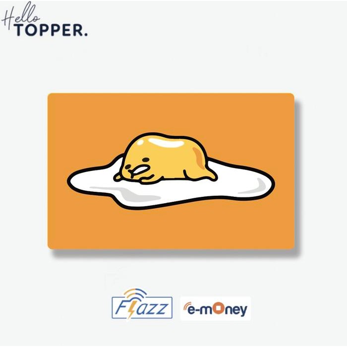 egk6- Kartu Emoney Flazz Gudetama Kartu E-Toll Mandiri Flazz