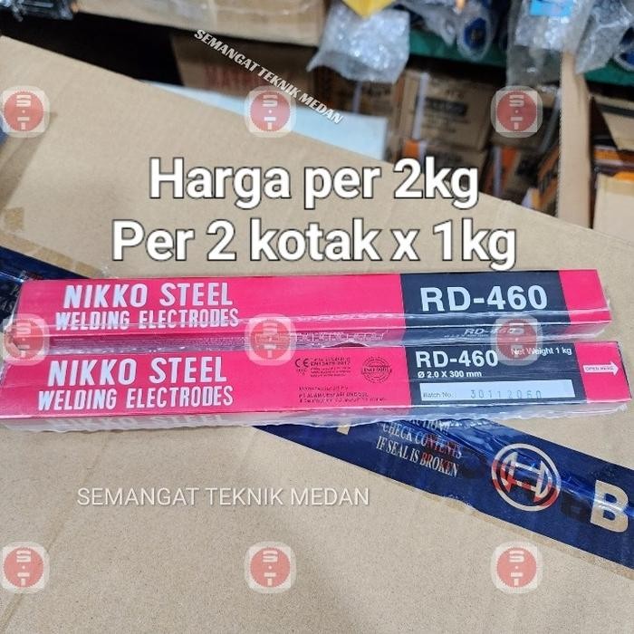 RD-460 2mm KAWAT LAS LISTRIK WELDING ELECTRODES NIKKO 2,0 mm RD 2,0mm