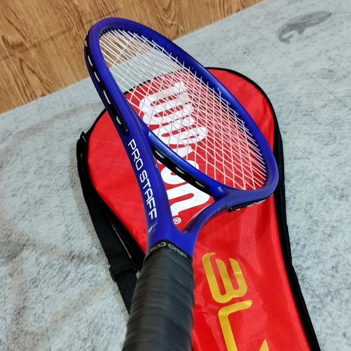 Raket Tenis Wilson Pro Staff Blue Free Grip