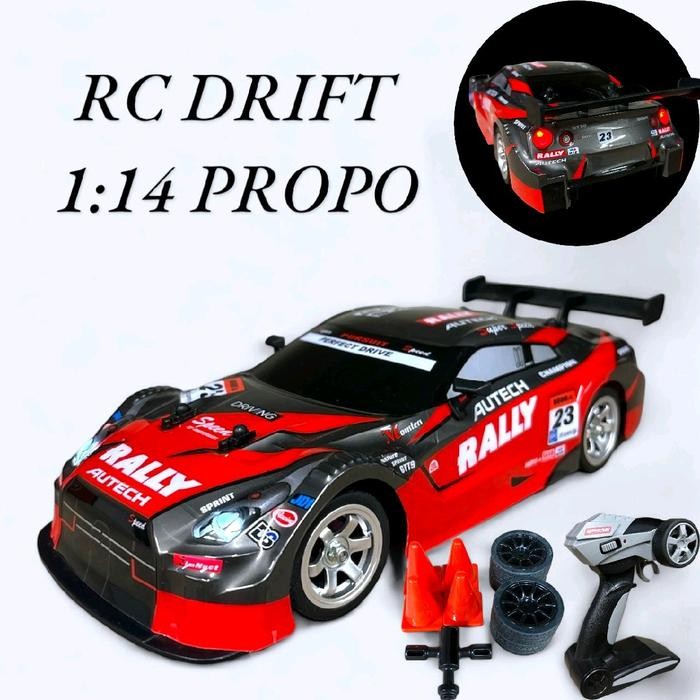 Hobi3s- Mobil Remote Control Rc Drift Propo 2,4Ghz Full Speed Power Upgrade Batere Cadangan