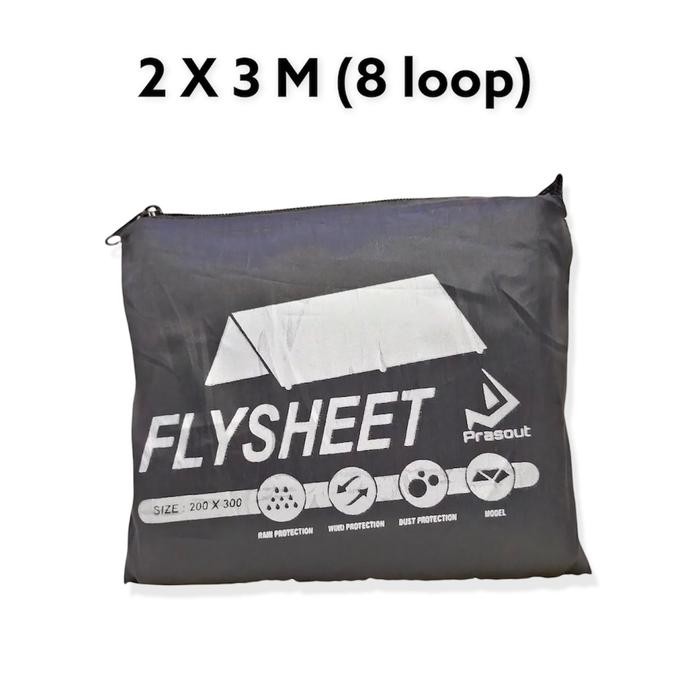 HRG DISKON Flysheet / Terpal Tenda 2x3 m