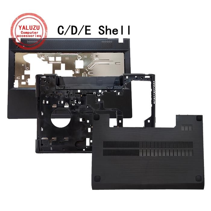 Casing Laptop YALUZU NEW Shell For Lenovo IdeaPad G500 G505 G510 Palmrest Upper Case/Bottom Base Cov