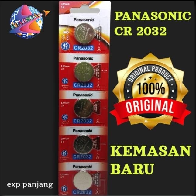 rn7h- Baterai Cr2032 Panasonic Original Lithium 3 Volt / Baterai Cr2032 Panasonic