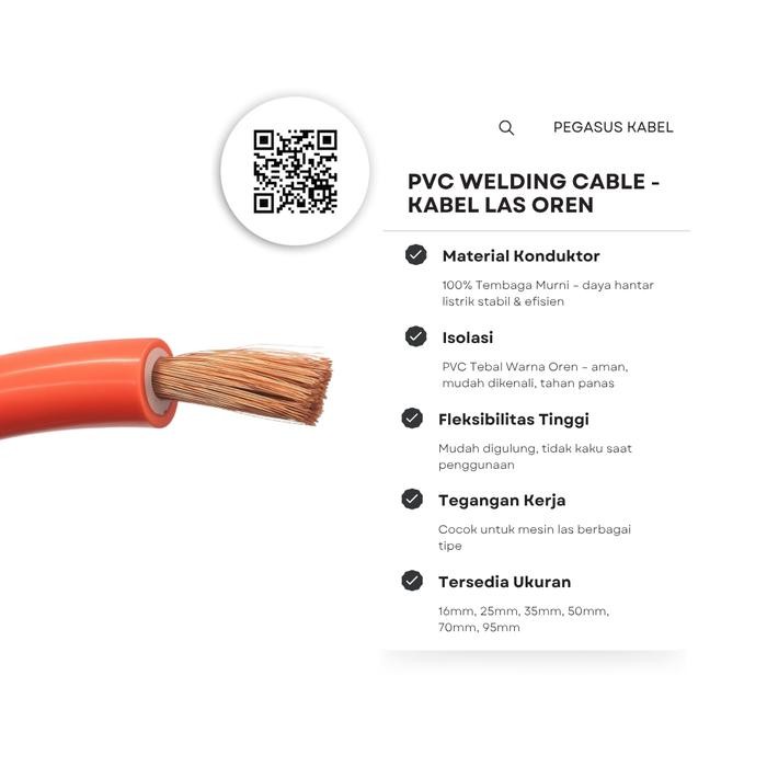 PVC Welding Cable - Orange
