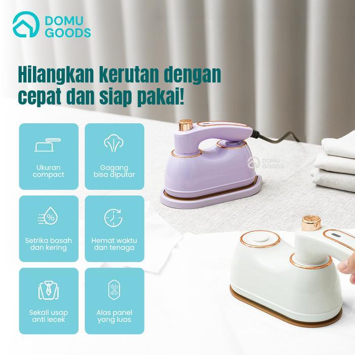 Domu Mini Folding Iron / Setrika Lipat / Setrika Mini / Setrika Portable / Setrika Travel / Setrika