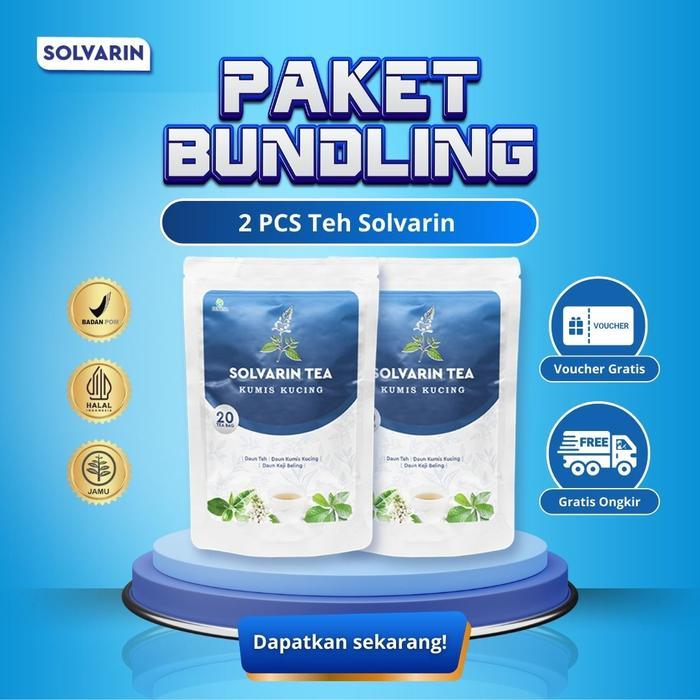 Teh Daun Kumis Kucing Solvarin Minuman Herbal Atasi Permasalahan Kencing Terbaik