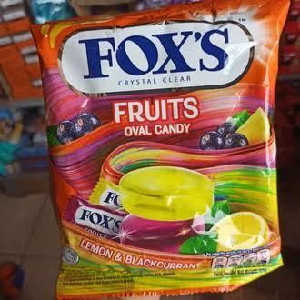 Fox'S Fruits Oval Pack Permen Populer