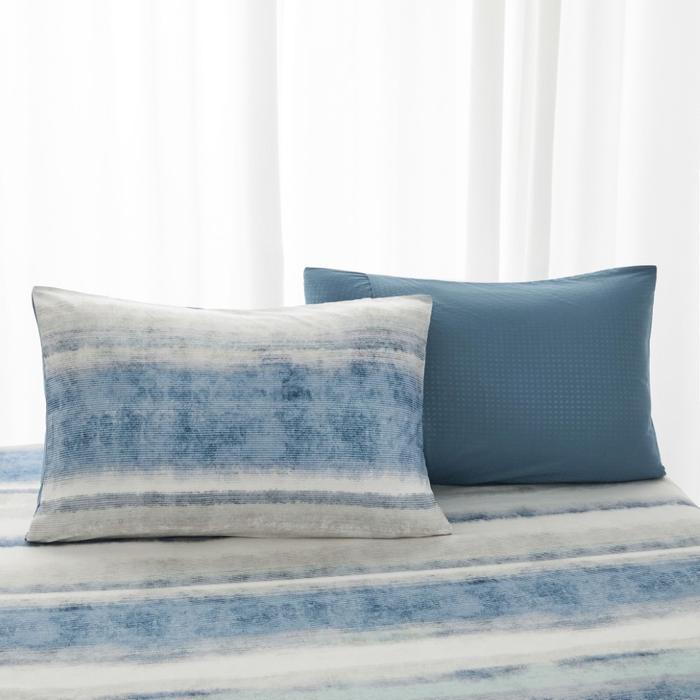 Informa Set 6 Pcs Seprai King Microfiber Zeth - Biru Seperai Set Bedding Tempat Tidur Kamar