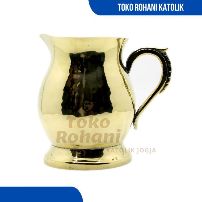 LAVABO KUNINGAN / BEJANA BAPTIS / LAVARE / PERALATAN LITURGI KATOLIK