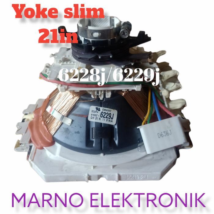 YOKE YUK SLIM 21 INCH 6228J 6229J 6228A DEFLEKSI SHARP POLYTRON DLL