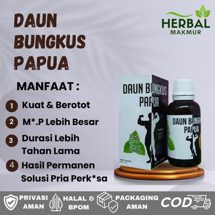 Minyak Daun Bungkus Daun Tiga Jari Papua Original Terbaruu