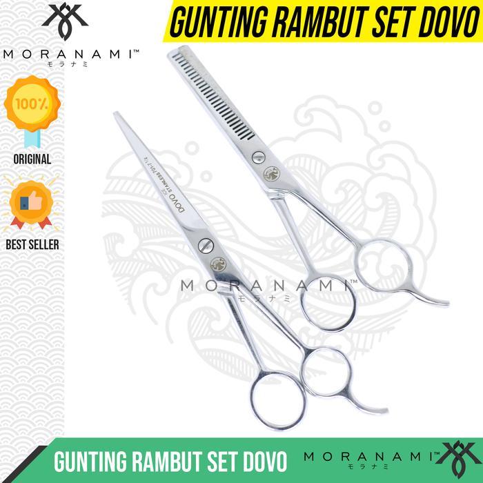 Promo Gunting Rambut Set Dovo Gunting Potong Cukur Rambut Gunting Sasak Dovo