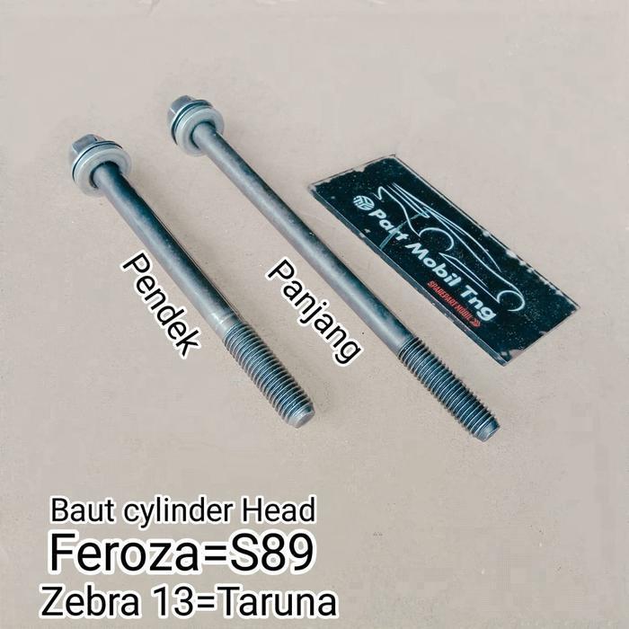 BAUT BOLD SILINDER CYLINDER HEAD HET DAIHATSU TARUNA FEROZA ESPASS OK.