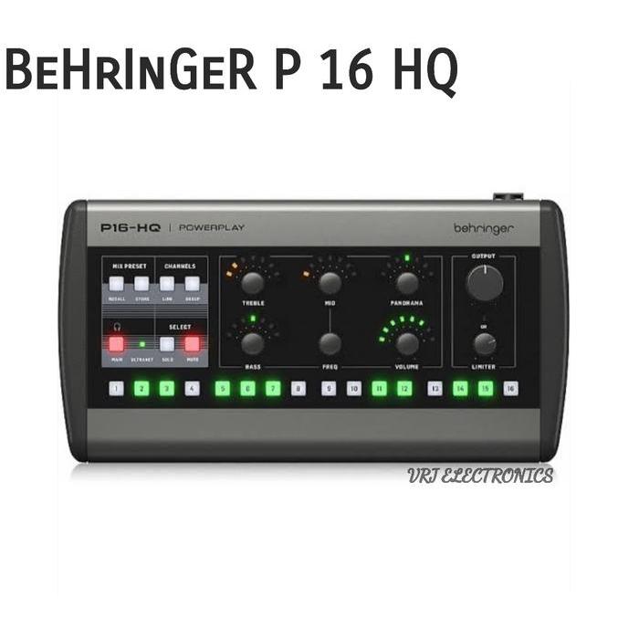BEHRINGER P16-HQ P16HQ 16-Channel Personal Monitoring Mixer