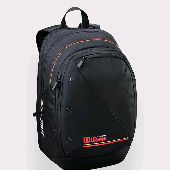 tas Wilson backpack pro staff 2026 black hitam ransel wilson tas tennis raket padel back pack tas
