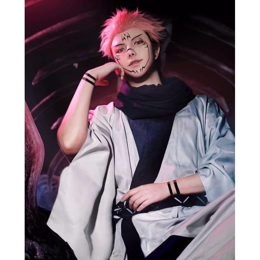 (Pds) Jubah Sukuna Jujutsu Kaisen Kostum Cosplay
