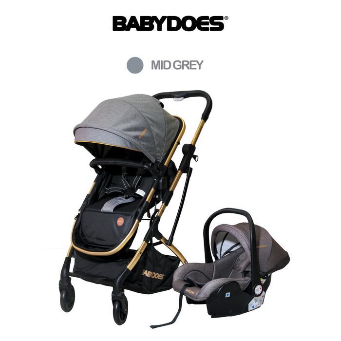 BABYDOES PRONTO RTS Stroller - MID GREY