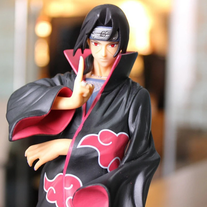 Hot Anime Naruto Shippuuden Uchiha Itachi Akatsuki Organization GK Dress Up Model Toy Gift