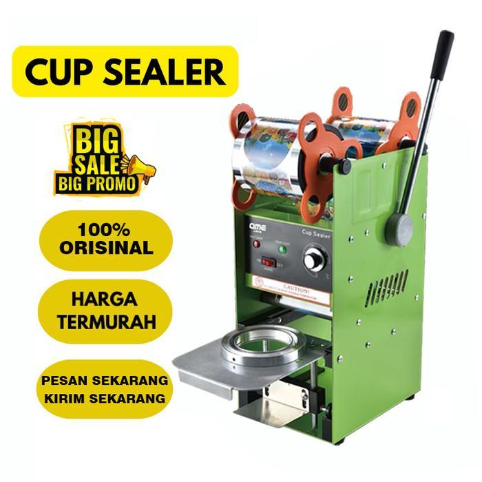Produk QME Mesin Press Gelas Plastik Cup Sealer 8oz-22oz Barang