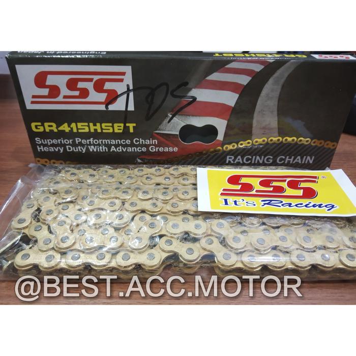 Rantai Sss Rantai Roda Sss Hsbt Hsb Sb 415 428 520 110L 120L 130L 140L Sss 100% Original